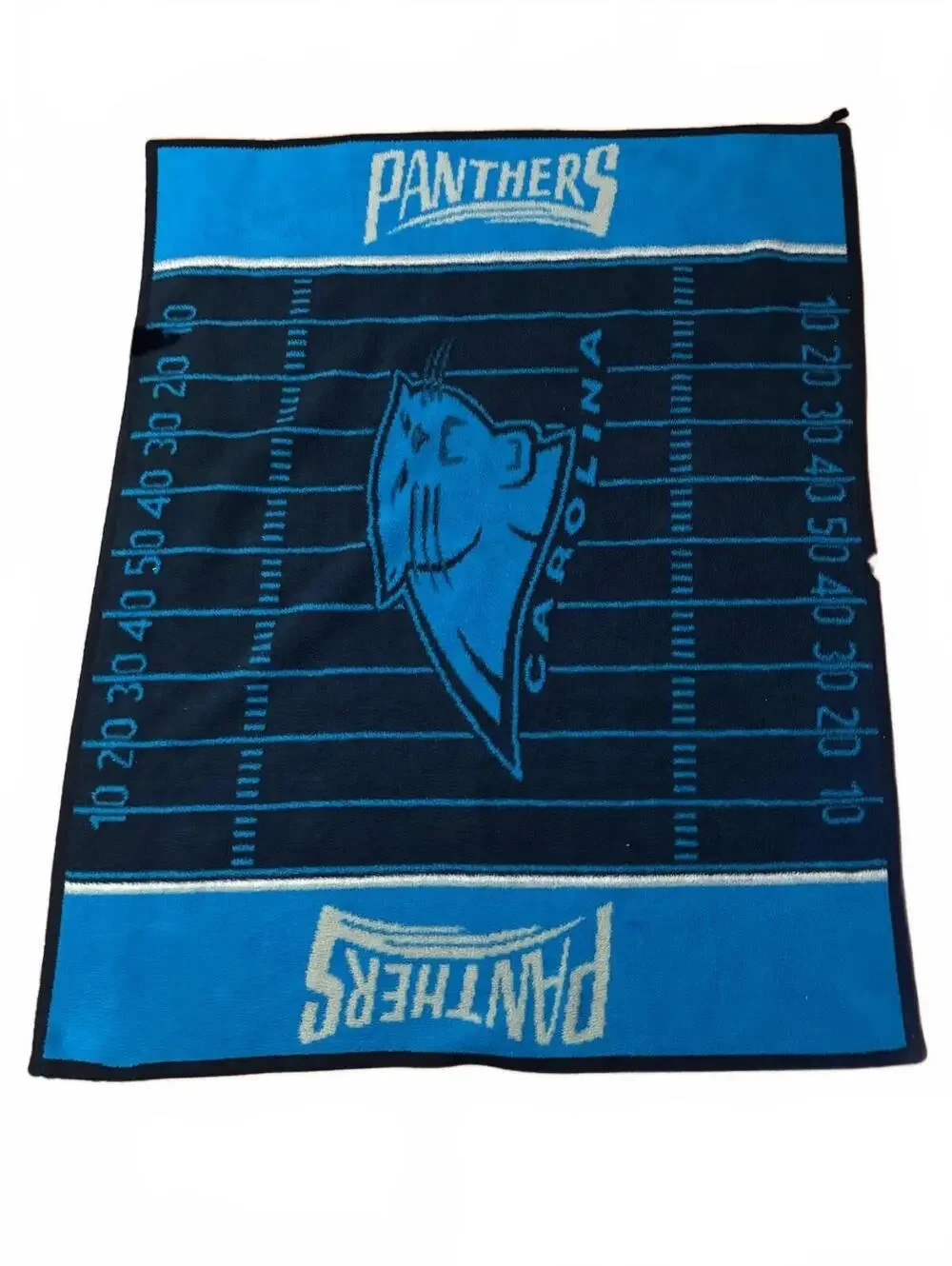 Carolina Panthers NFL Football Field Design Blanket